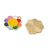 Alloy Enamel Pendants ENAM-YW0002-26LG-2