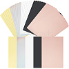 CRASPIRE 35Pcs 5 Colors A4 Rectangle Metallic Craft Paper Cards DIY-CP0010-14-1