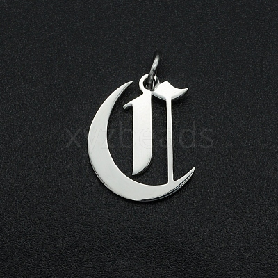 Non-Tarnish 304 Stainless Steel Pendants STAS-R111-JA565-C-1