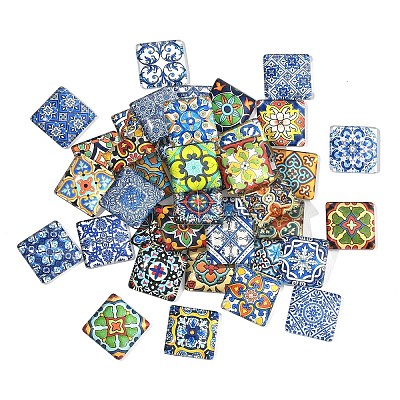 2Bags 2 Styles Glass Cabochons GGLA-YW0001-26-1