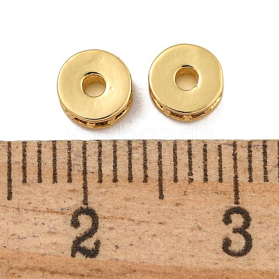 Rack Plating Brass Micro Pave Cubic Zirconia Beads KK-U030-26G-02-1