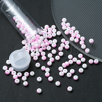 6/0 Opaque Glass Seed Beads SEED-YW0002-13J-1
