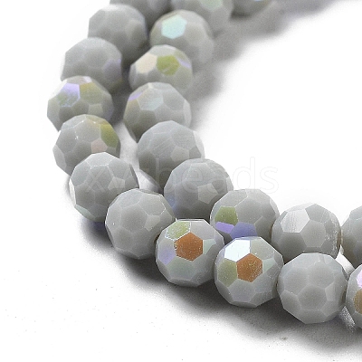 Opaque Glass Beads Strands EGLA-A035-P6mm-L22-1