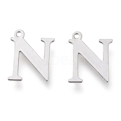 Tarnish Resistant 304 Stainless Steel Charms STAS-H112-N-P-1