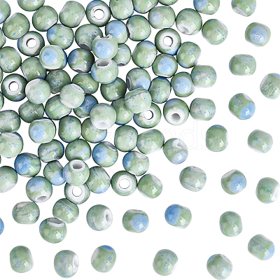 120Pcs Handmade Porcelain Beads PORC-PA0001-30E-1
