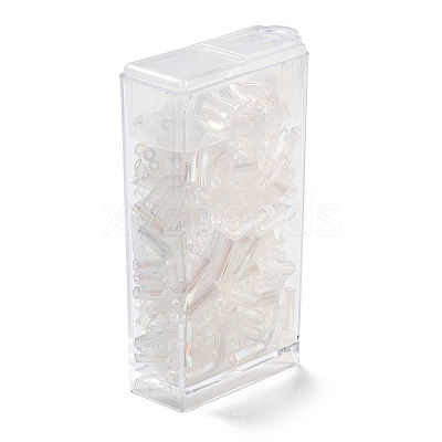 10G Ceylon Glass Twist Bugle Beads X-SEED-L012-01I-1