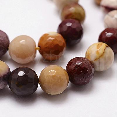 Natural Mookaite Beads Strands G-D840-30-6mm-1