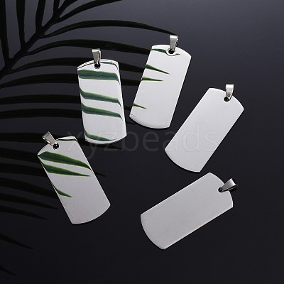 Tarnish Resistant 304 Stainless Steel Big Pendants STAS-I140-19B-S-1