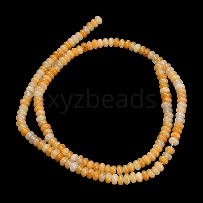 Natural Topaz Jade Beads Strands G-L635-A16-4x2mm-1