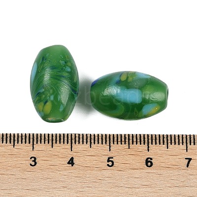 Opaque Handmade Lampwork Beads BLOW-D006-05H-1