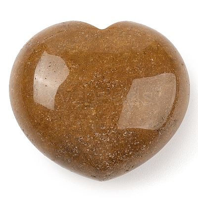 Natural Yellow Jade Thumb Massage Stone G-I367-06H-1