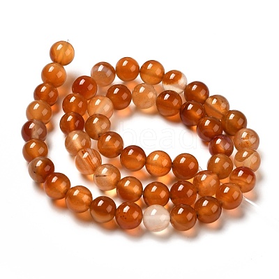 Natural Carnelian Beads Strands X-G-F718-07-1