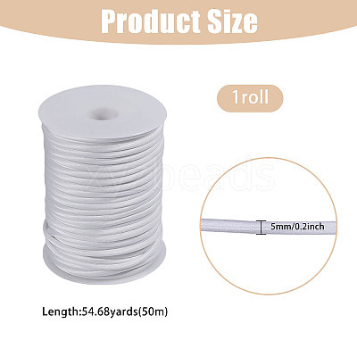 50M Satin Ribbon OCOR-WH0070-171C-1