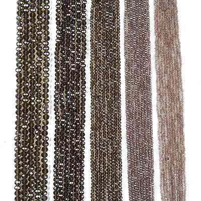 Electroplate Glass Beads Strands EGLA-A044-T6mm-A16-1