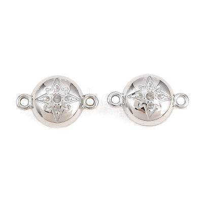 304 Stainless Steel Magnetic Clasps with Loops STAS-P452-04H-P-1