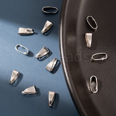 Brass Snap on Bails KK-M029-02P-1
