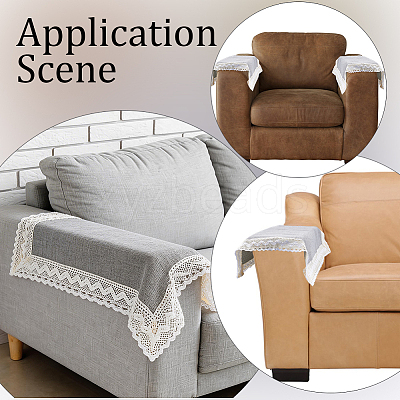 2Pcs Polyester Sofa Armrest Cover AJEW-GF0012-94A-1