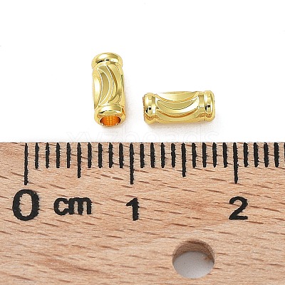 Rack Plating Brass Beads KK-B078-14G18-1
