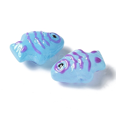 Baking Paint Glass Enamel Beads BLOW-D300-04I-1