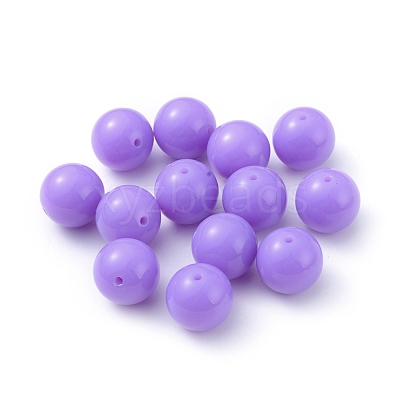 Fluorescence Chunky Acrylic Beads MACR-R517-20mm-09-1