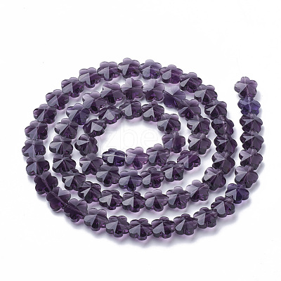 Transparent Glass Beads GLAA-Q066-14mm-C02-1
