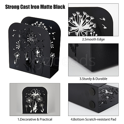 Iron Napkin Holder DJEW-WH0039-84G-1