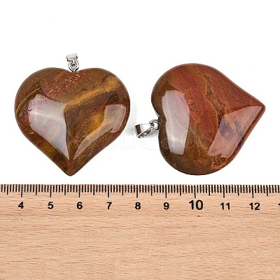 Natural American Picture Jasper Pendants GG-K002-04Q-1