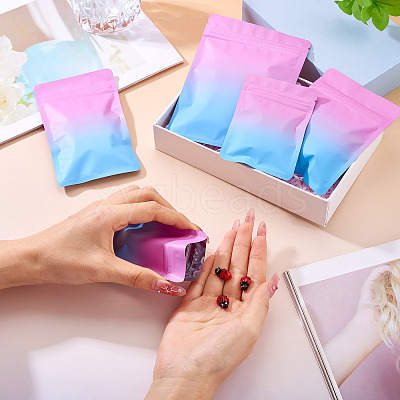 100Pcs 4 Styles PET Zipper Bags OPP-TA0001-19B-1