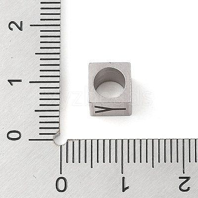 Tarnish Resistant 201 Stainless Steel European Beads STAS-M058-01Y-P-1