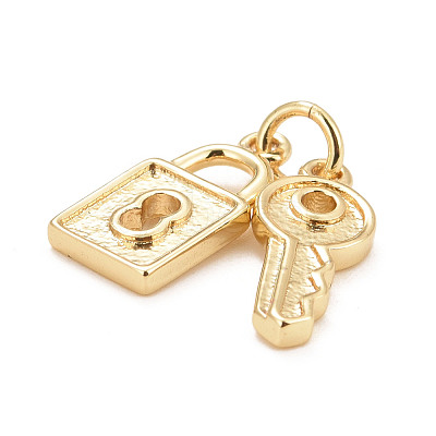Eco-Friendly Brass Pendants KK-M225-16G-1