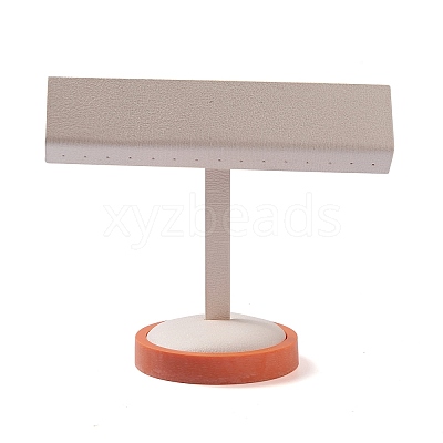 Resin Artificial Marble Jewelry Earrings Displays AJEW-H117-05-1