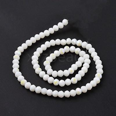 Electroplate Opaque Solid Color Glass Beads Strands LS-EGLA-A034-P1mm-L17-1