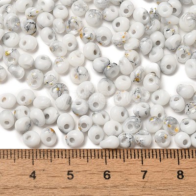 Baking Paint Glass Seed Beads SEED-F006-01A-09-1