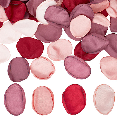 300Pcs Polyester Artificial Rose Flower Petals FIND-CN0002-43C-1