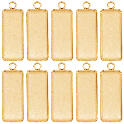 DIY Rectangle Pendant Making Kits DIY-SC0033-98-1
