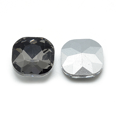 Pointed Back Glass Rhinestone Cabochons RGLA-T032-10x10mm-07-1