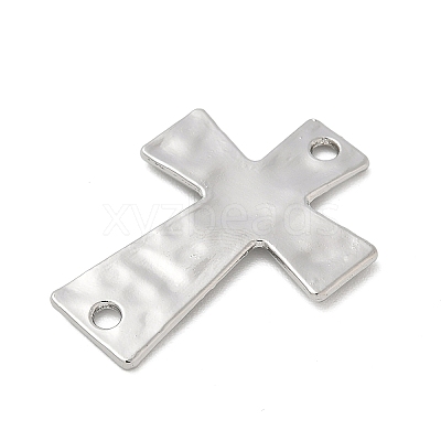 Alloy Textured Religion Cross Links Connector Charms FIND-Z127-01P-03-1