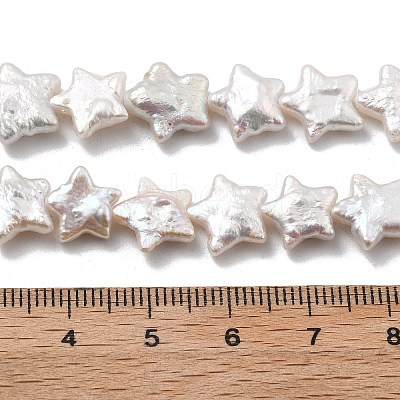 Natural Baroque Keshi Pearl Beads Strands PEAR-P064-04A-03A-1