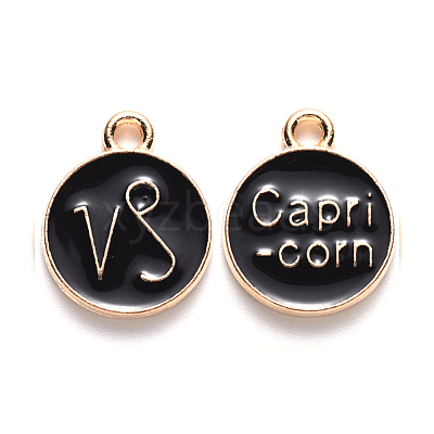 Alloy Enamel Pendants X-ENAM-S124-01A-08E-1