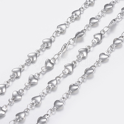 Tarnish Resistant 3.28 Feet 304 Stainless Steel Chains X-STAS-P197-041P-1