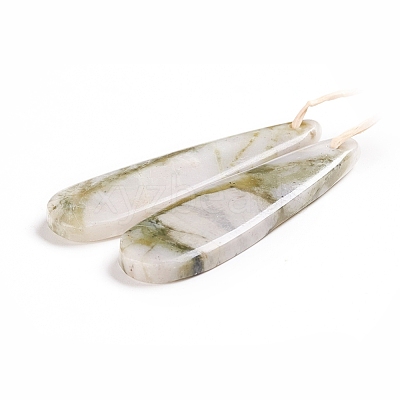 Natural Xiuyan Jade Pendants G-G827-03B-1