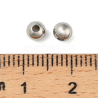 Round Brass Beads KK-A276-02A-P-1