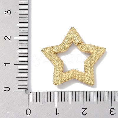 Rack Plating Brass Micro Pave Cubic Zirconia Twister Clasps KK-NH0002-14G-01-1