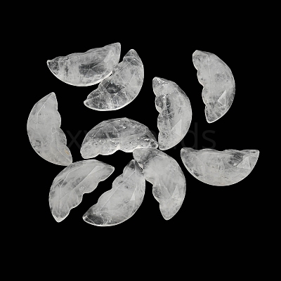 Natural Quartz Crystal Butterfly Wing Cabochons G-D078-02F-1