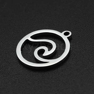 Non-Tarnish 201 Stainless Steel Charms STAS-N090-LA002-1