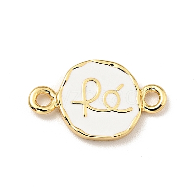 Brass with Enamel Connector Charms KK-G416-56G-01-1
