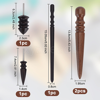 4 Style Sandalwood Polish Heads Sets TOOL-OC0001-71-1