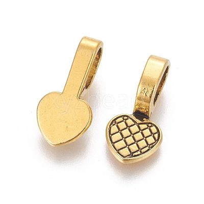 Alloy Glue-on Flat Bails PALLOY-A20070-AG-FF-1