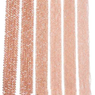 Electroplate Glass Beads Strands EGLA-A044-T8mm-B21-1