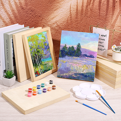 Wooden Clay Picture Frame WOCR-WH0004-025-1